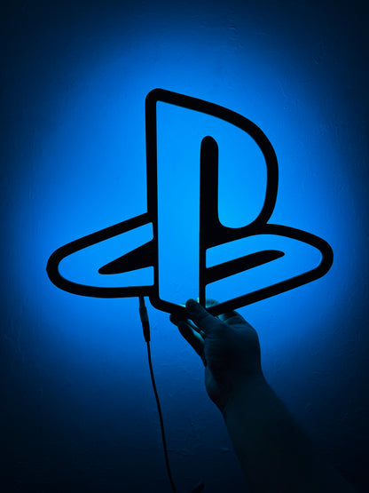 Letrero Neon Playstation (Decoracion Gamer)