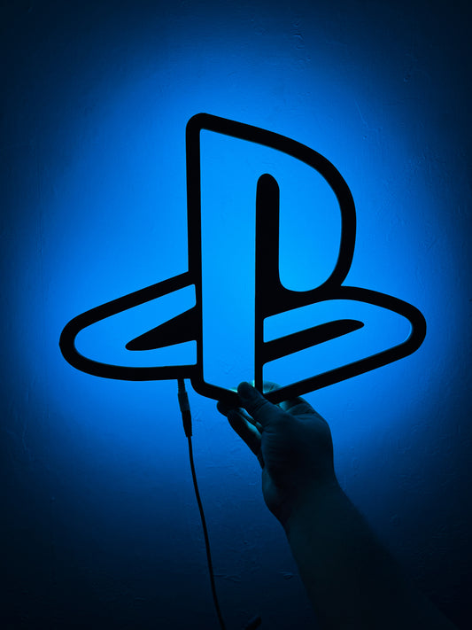 Letrero Neon Playstation (Decoracion Gamer)