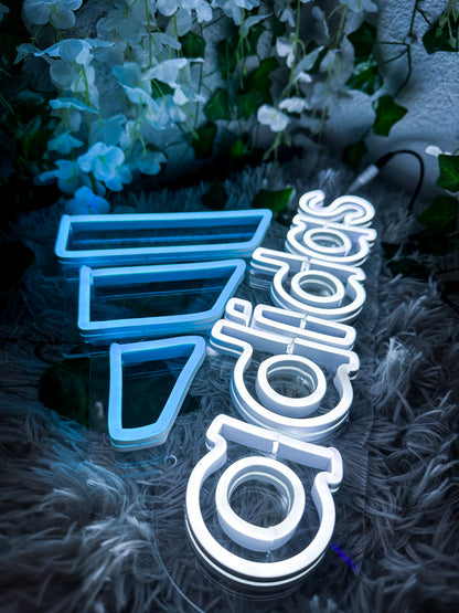 Logo Neon Tenis  Luminoso