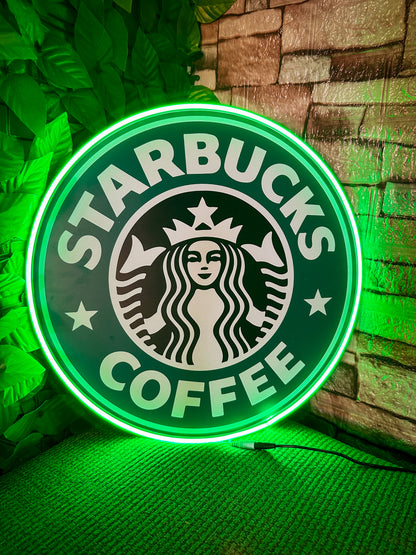 Letrero Neon Starbucks