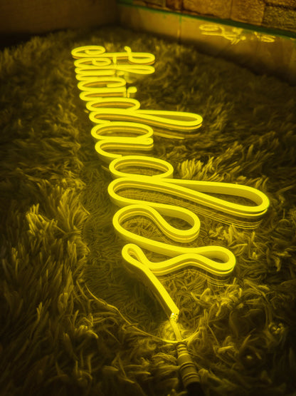 Letrero Neon Cumpleaños ( Felicidades)