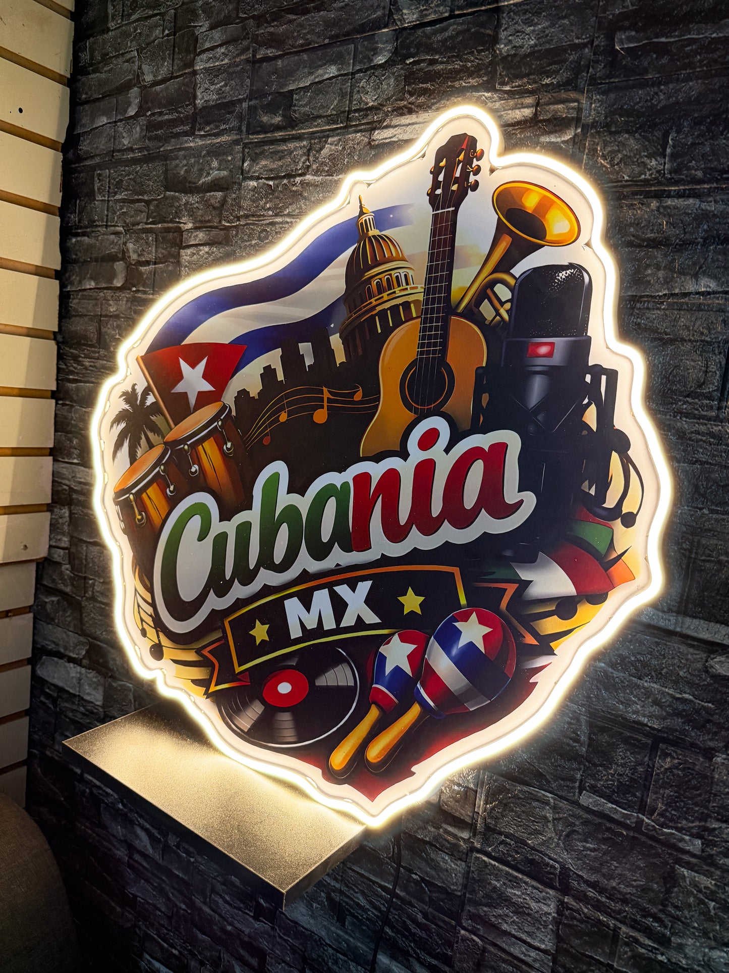 Logo Personalizado Impreso Neon 50 cm