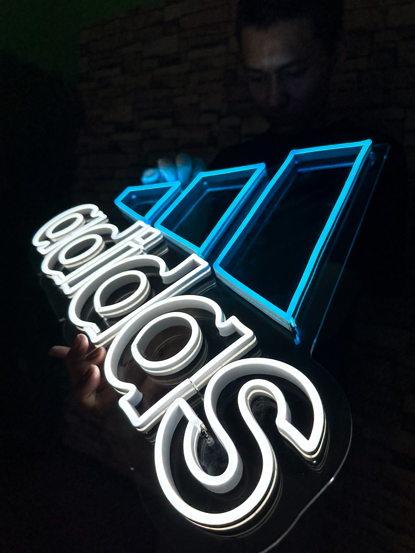 Logo adidas Neon Led ( Letreros Tenis Luminoso Neon )