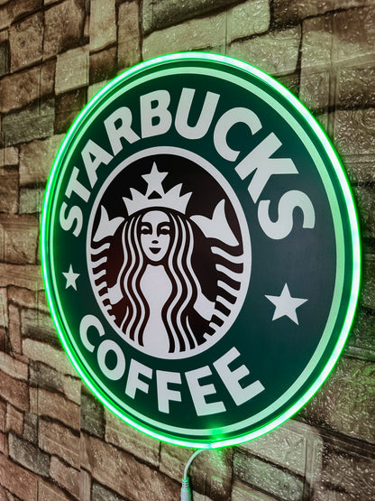 Letrero Neon Starbucks