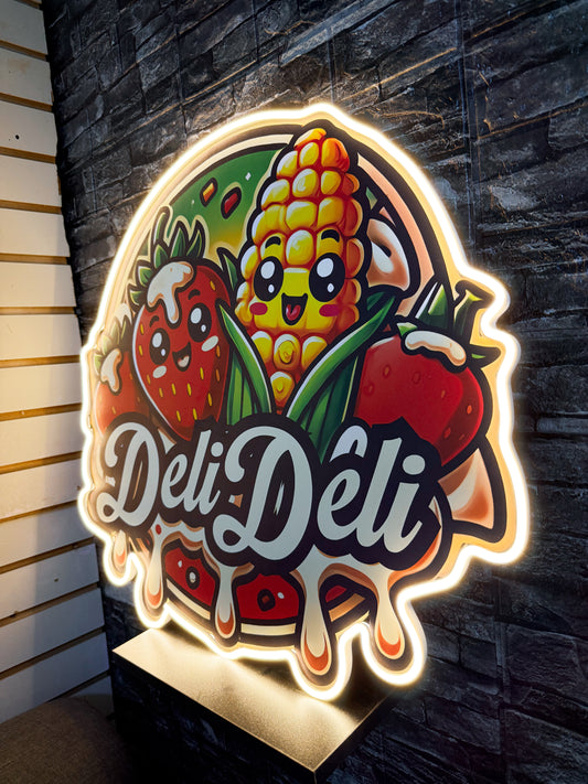 Logo Personalizado Neon - Tu Logo Impreso Con Neon 60 cm