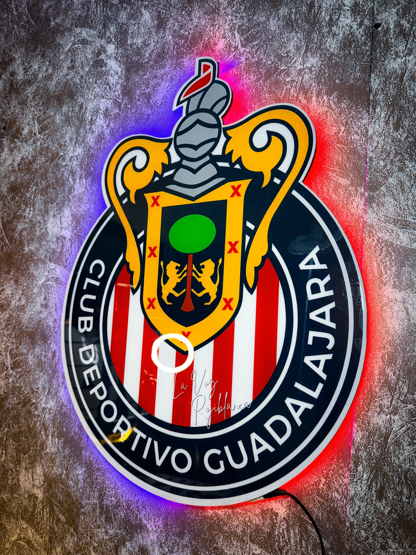 Letrero Chivas De Guadalajara - Letreros Luminosos Futbol