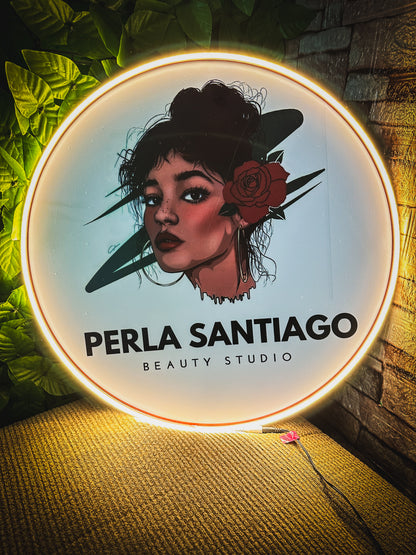 Logo Personalizado Impreso Neon 50 cm