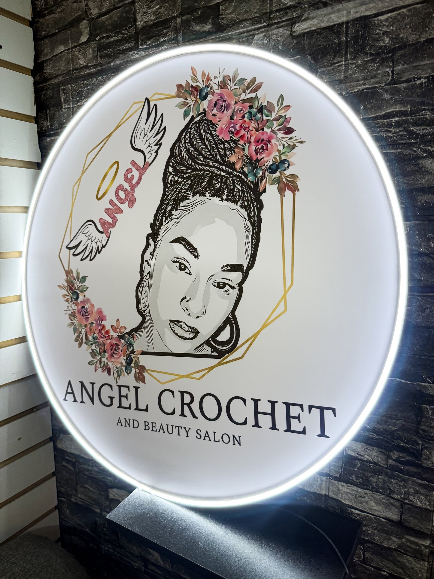 Logo Personalizado Neon - Tu Logo Impreso Con Neon 60 cm