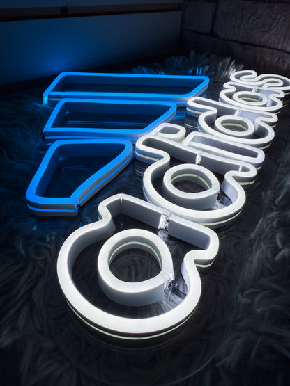Logo Neon Tenis  Luminoso