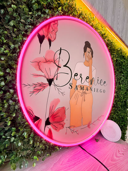 Logo Personalizado Neon - Tu Logo Impreso Con Neon 60 cm